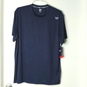 NWT Reebok Navy Heather Tshirts XL